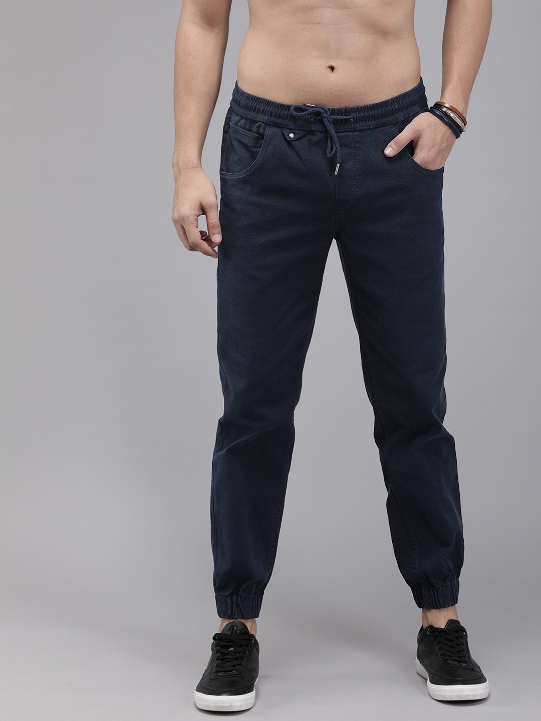 navy blue joggers mens