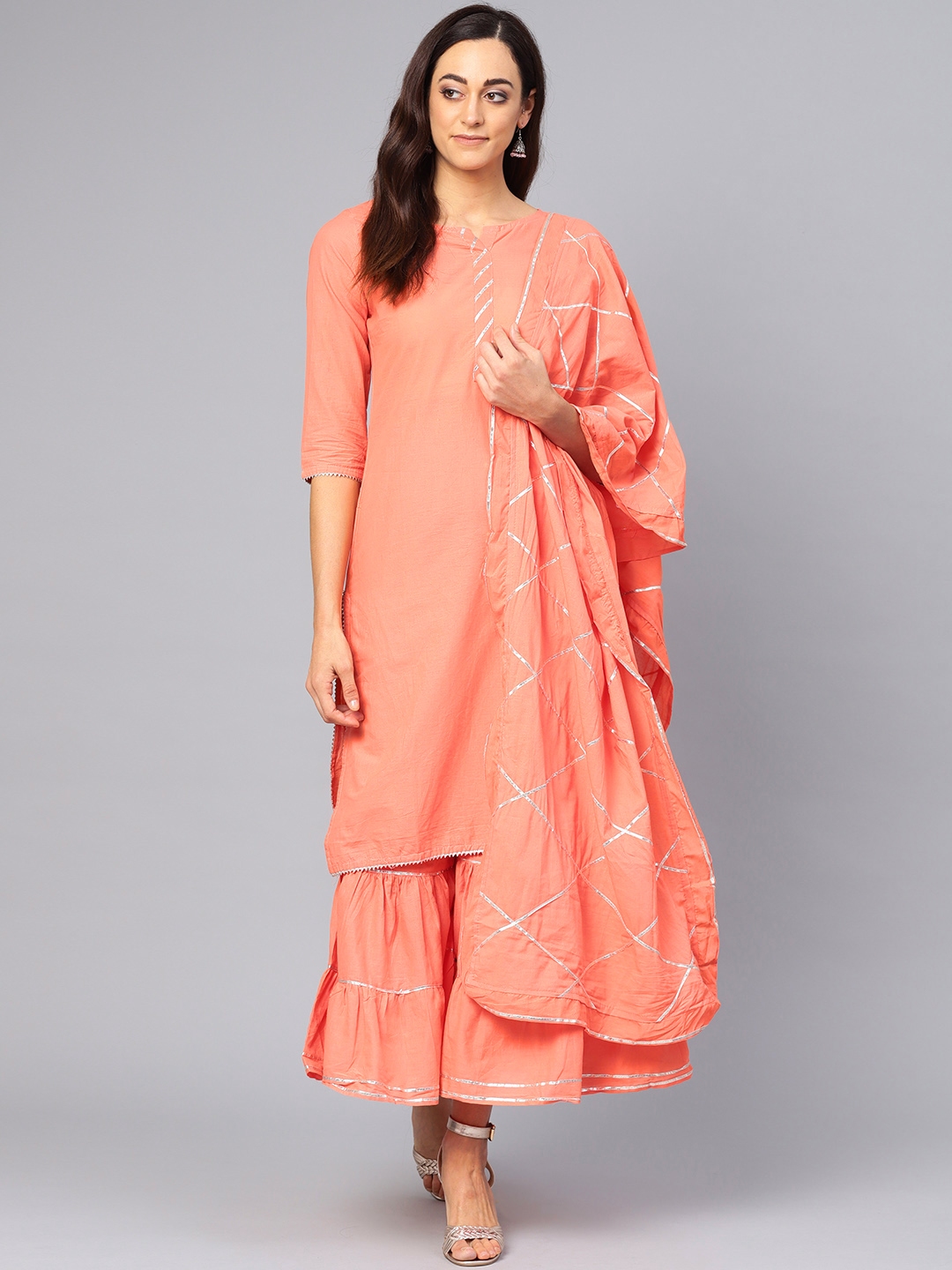 sharara set in myntra