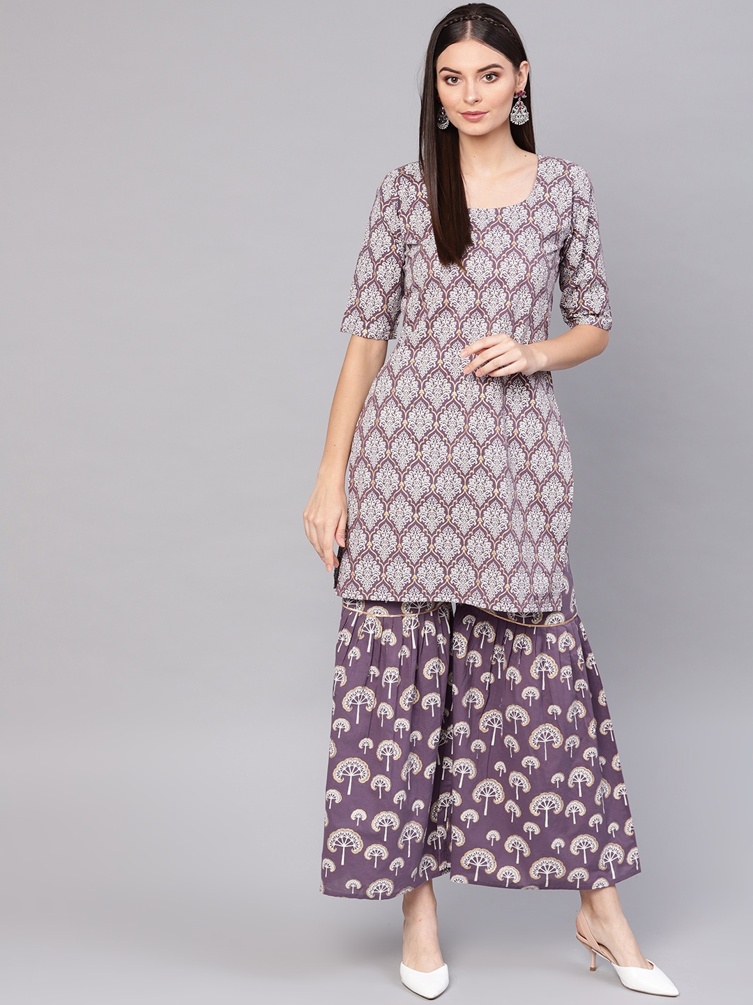 sharara set in myntra