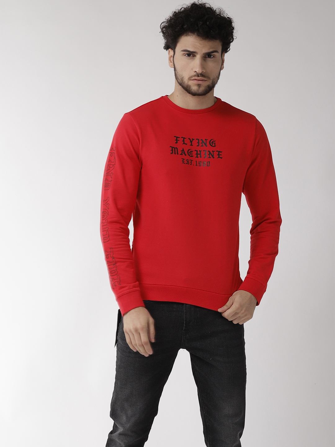 flying machine hooded shirt