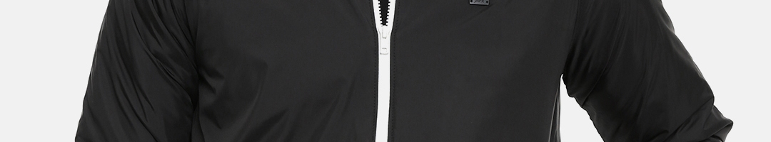 Buy Parx Men Black Solid Bomber Jacket - Jackets for Men 10504006 | Myntra