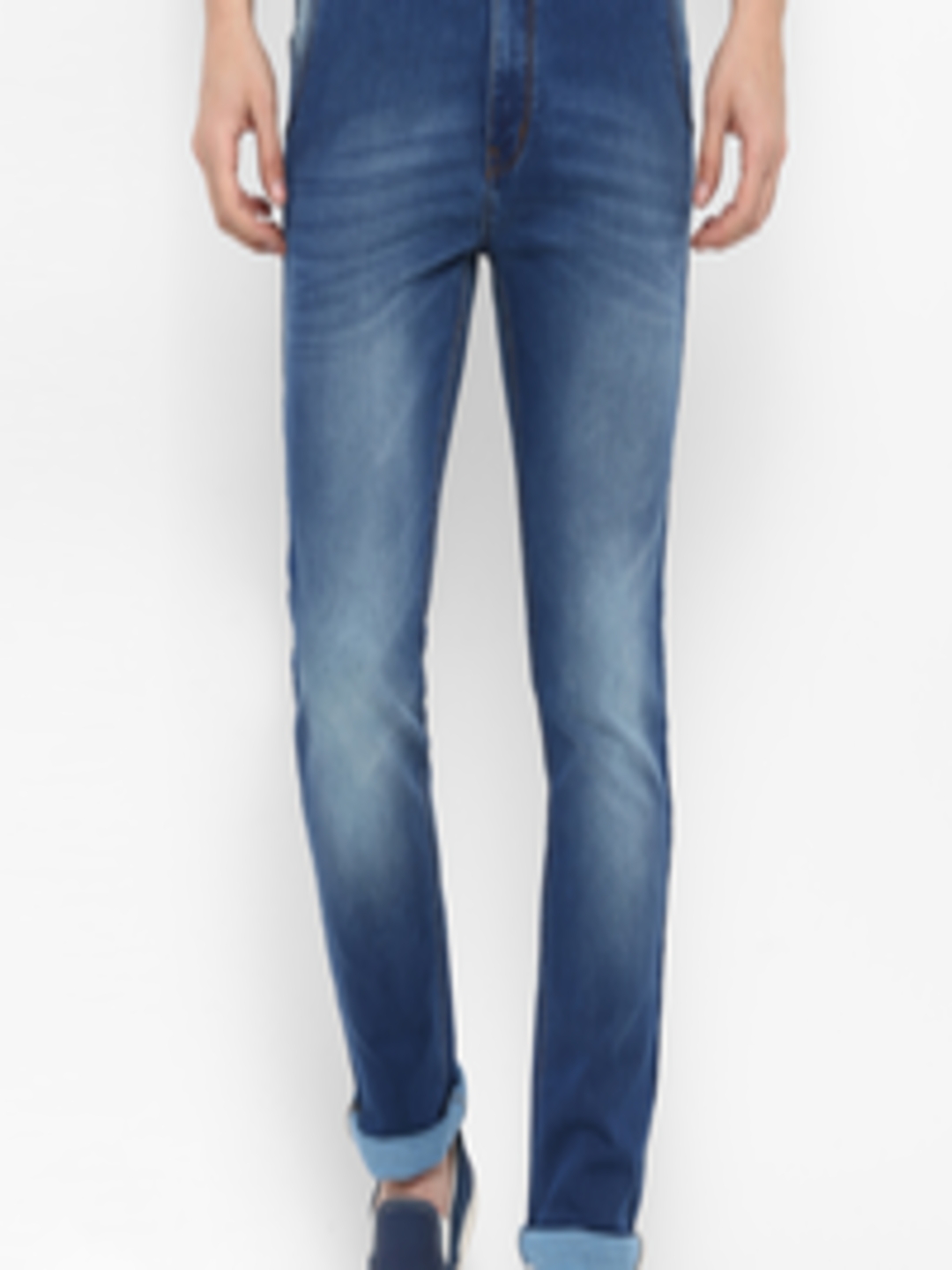 Buy SWISS MILITARY Men Blue Skinny Fit Mid Rise Clean Look Jeans ...
