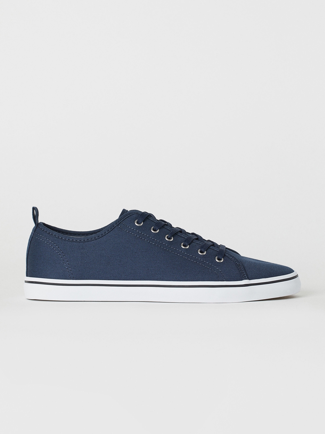 Buy H&M Men Blue Canvas Trainers - Casual Shoes for Men 10514814 | Myntra