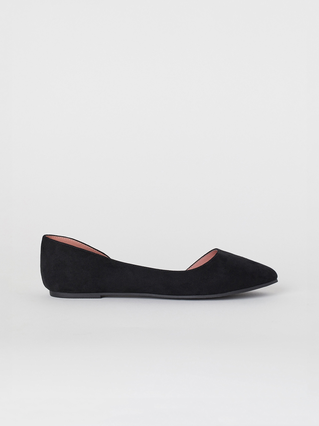 h&m white ballet pumps