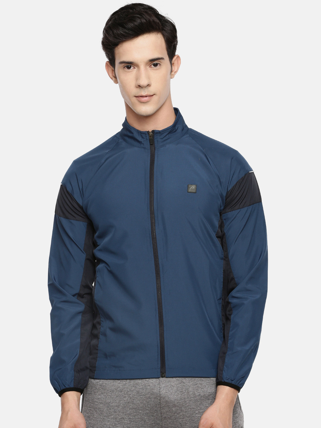 Buy Proline Active Men Blue Solid Windcheater Jacket Jackets for Men