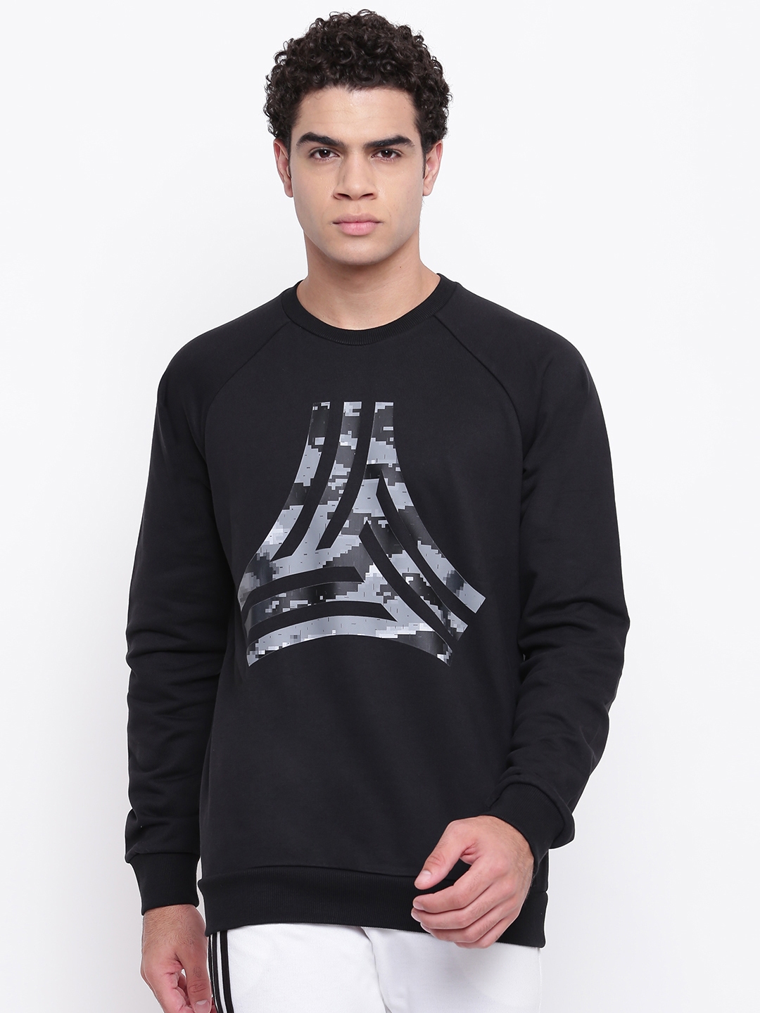Buy ADIDAS Men Black Tan Heavy Graphic Crew Sweatshirt - Sweatshirts for Men 10528374 | Myntra