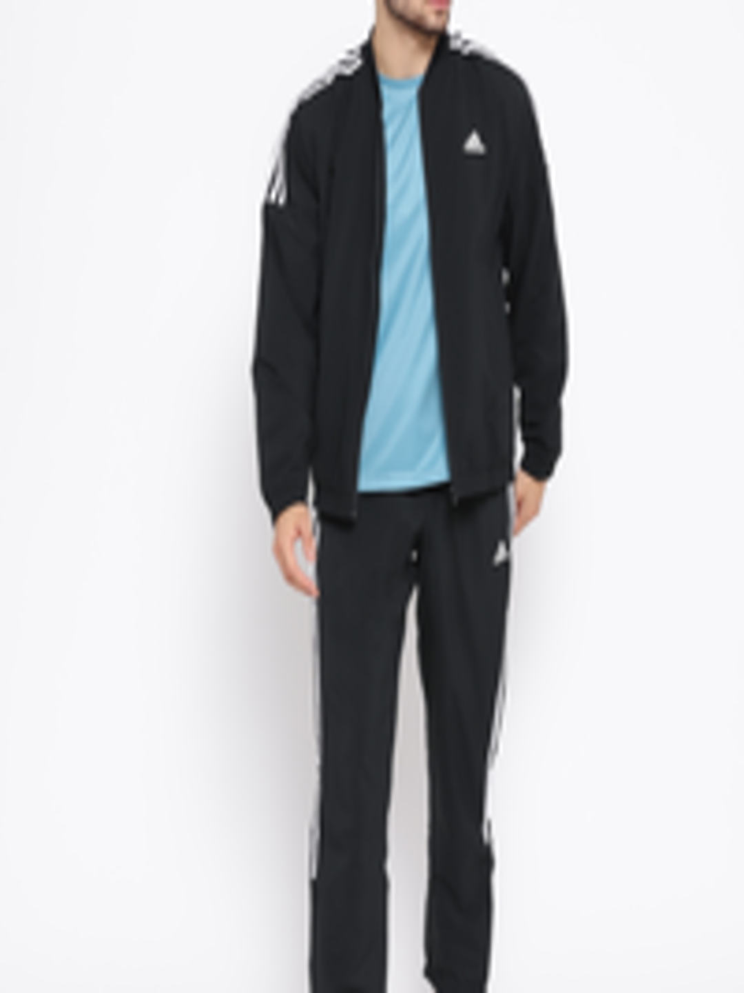 Buy ADIDAS Men Black Solid MTS Light Woven Tracksuit - Tracksuits for ...