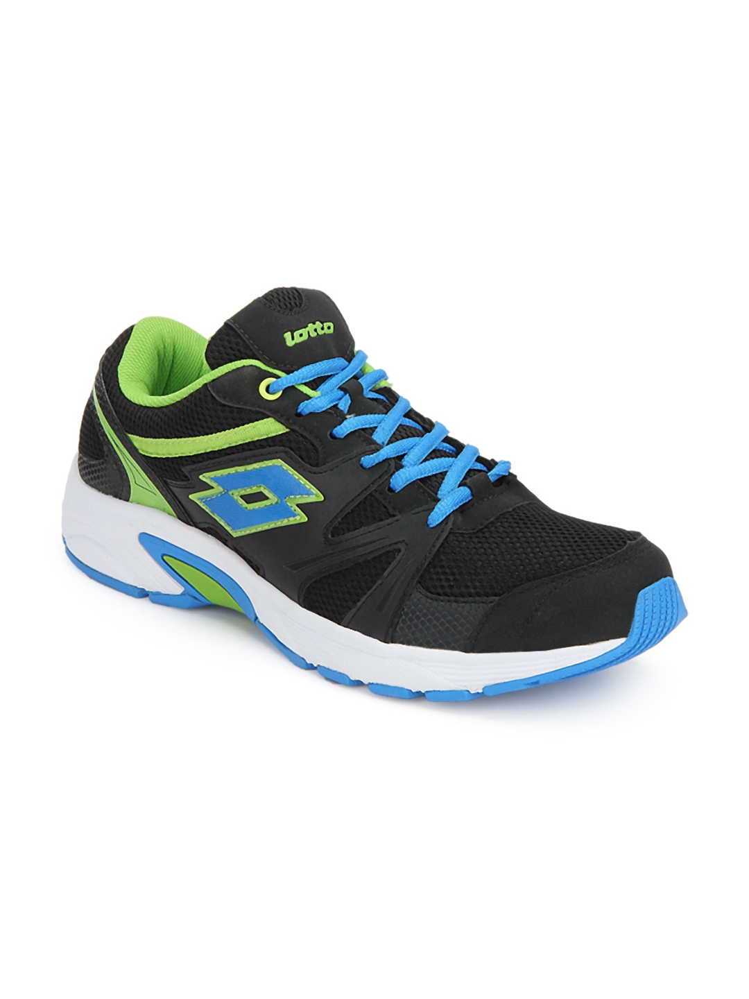 lime green track shoes