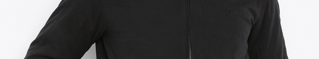 Buy Van Heusen Black Jacket - Jackets for Men 1053299 | Myntra