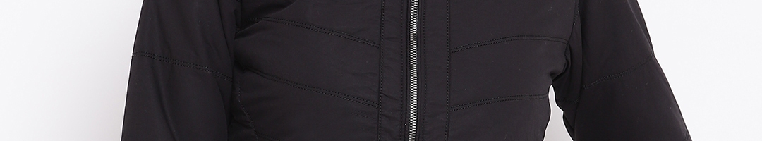 Buy Monte Carlo Women Black Solid Tailored Jacket - Jackets for Women ...