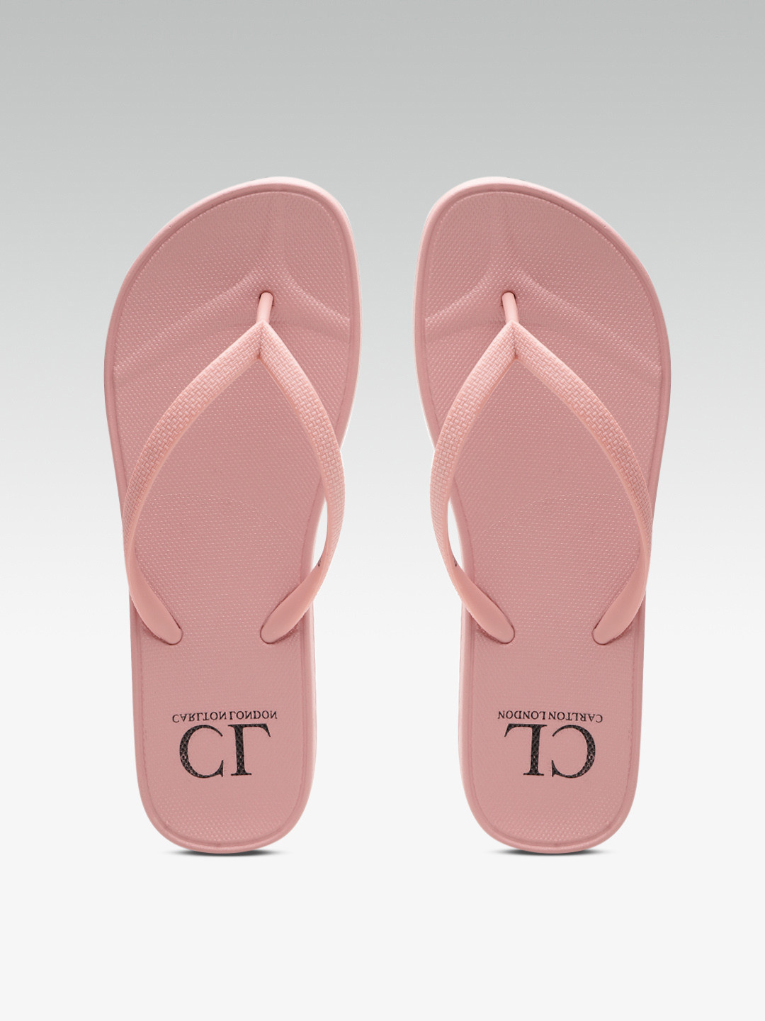 Buy Carlton London Women Pink Solid Thong Flip Flops - Flip Flops for Women 10538036 | Myntra