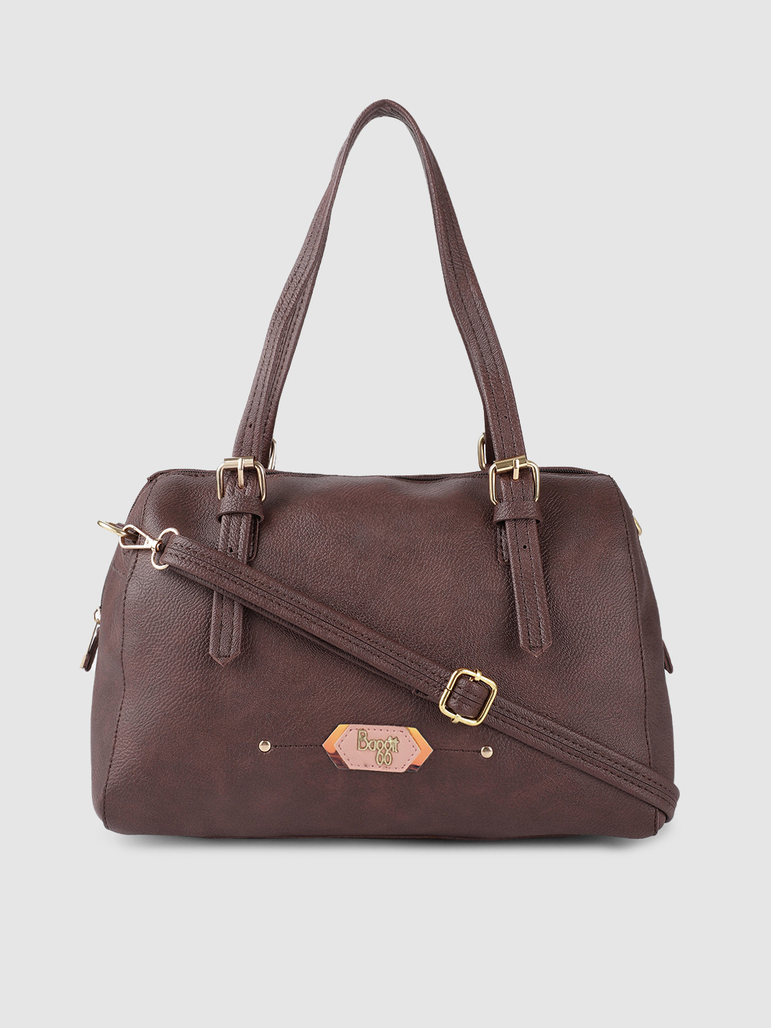 Buy Baggit Brown Solid Shoulder Bag Handbags for Women 10538490 Myntra