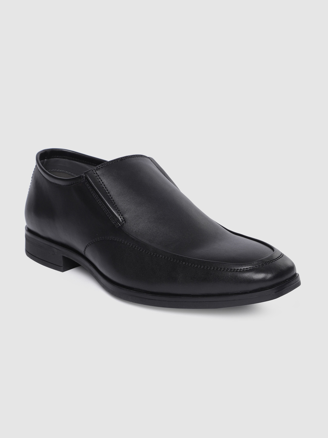 Buy Peter England Men Black Formal Slip On Shoes Formal Shoes for Men
