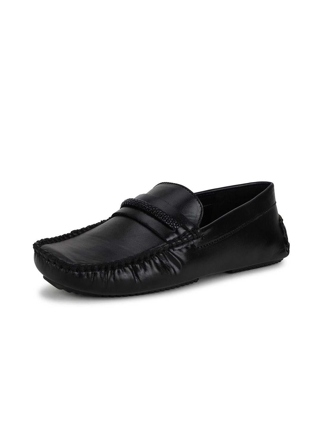 Buy Peter England Men Black Loafers - Casual Shoes for Men 10548100 ...
