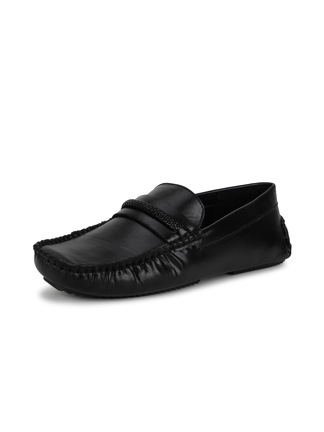 Buy Peter England Men Black Loafers Casual Shoes for Men 10548100