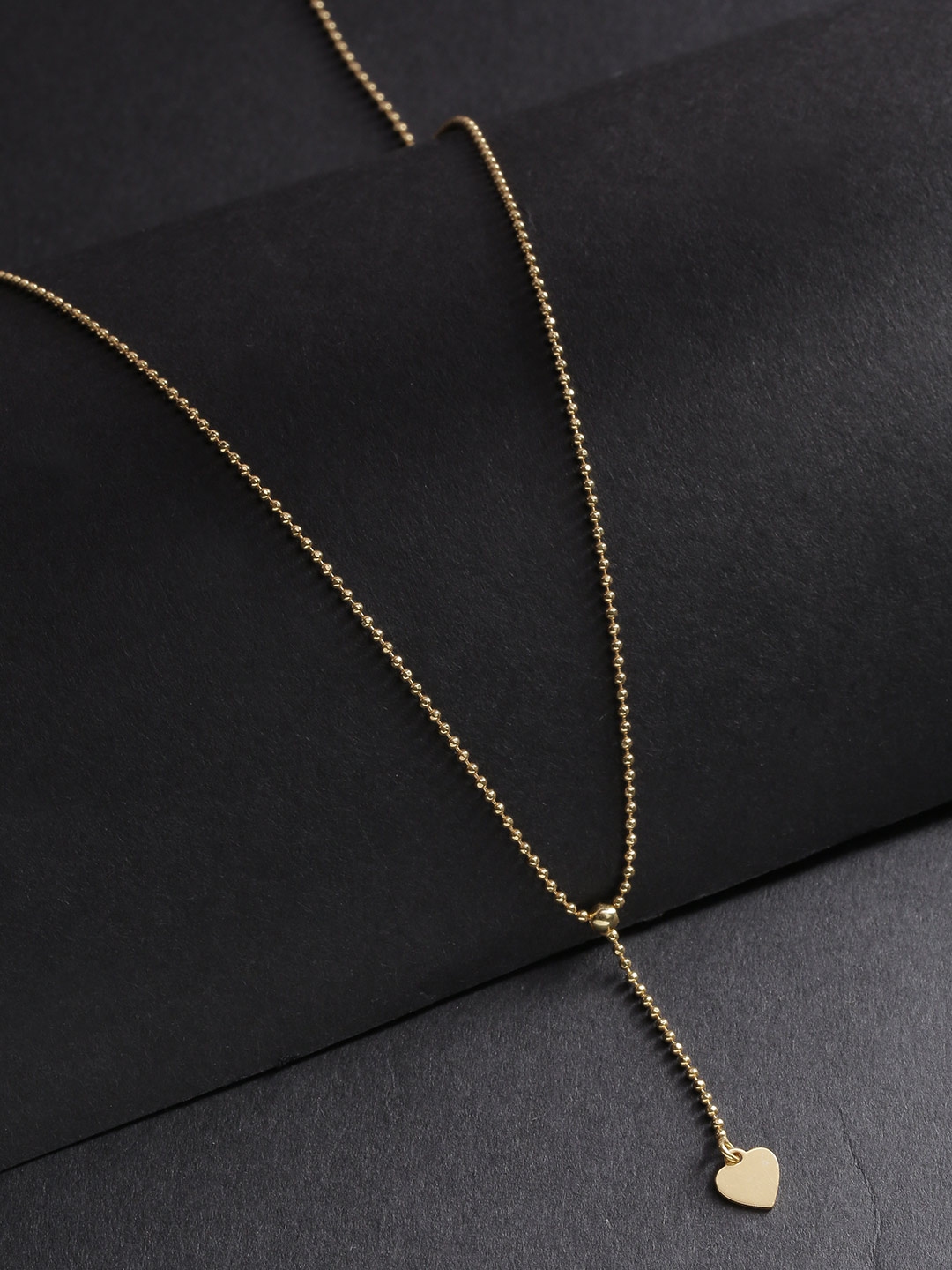 Buy Carlton London Gold Plated Lariat Necklace - Necklace And Chains ...