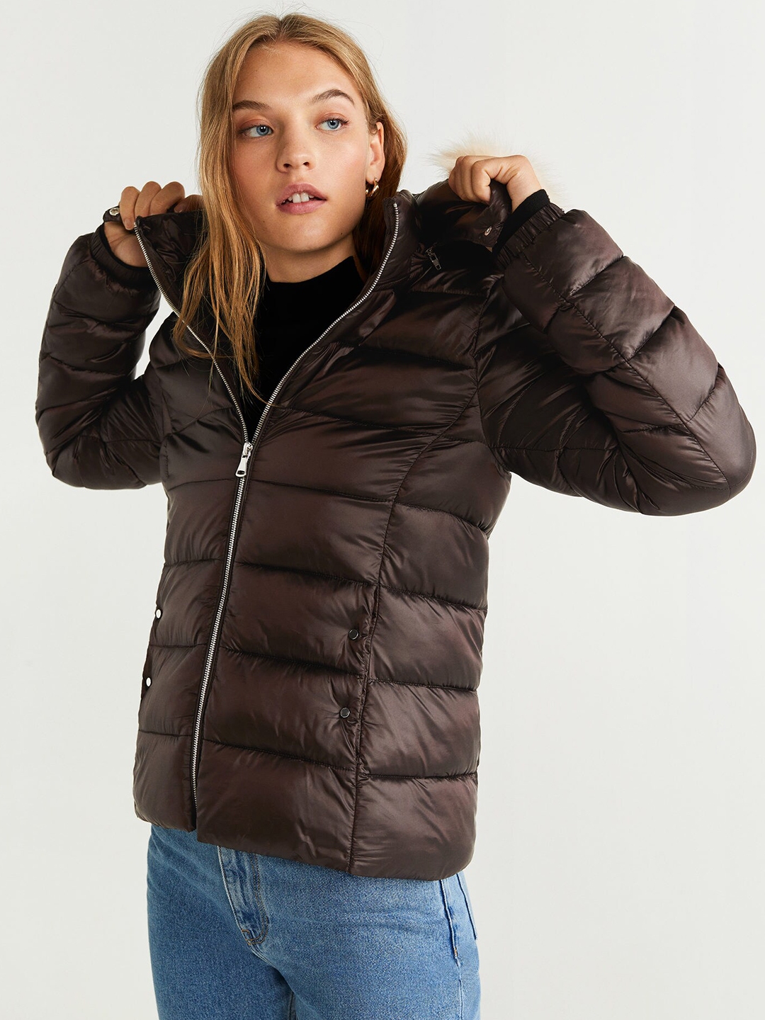 mango puffer jacket