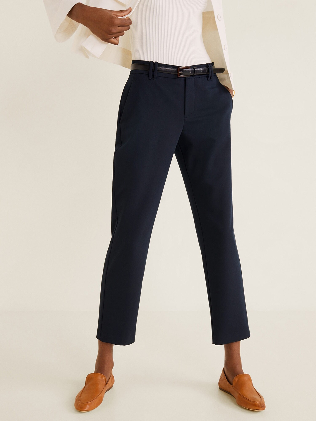 mango pinstripe trousers
