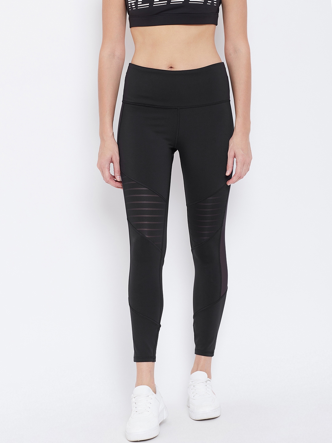 reebok mesh tights