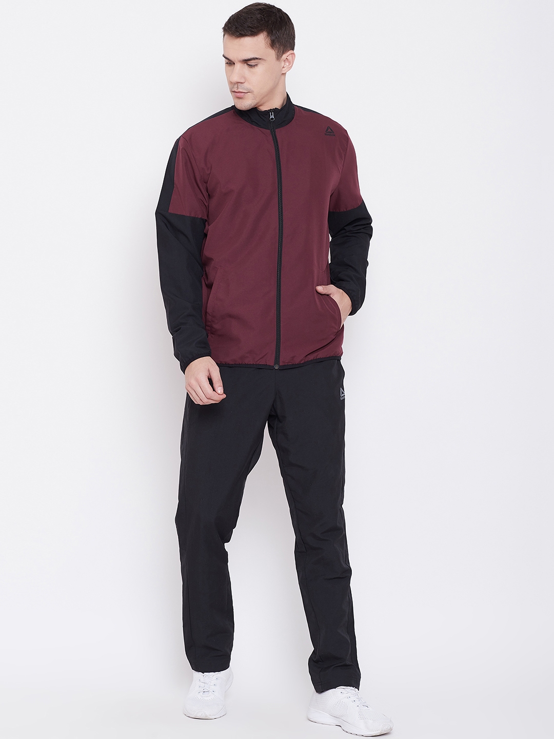 maroon tracksuit pants