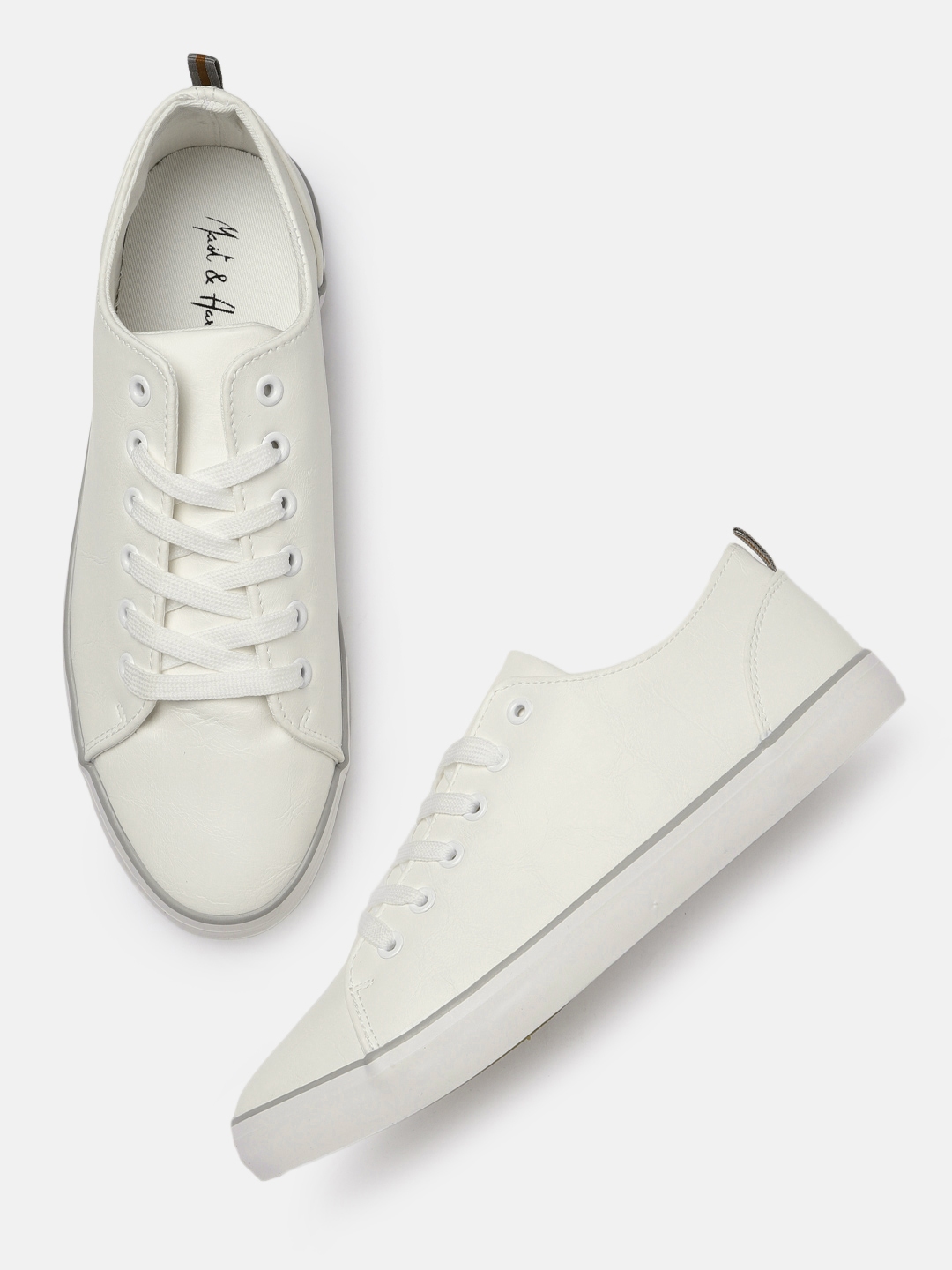 Buy Mast & Harbour Men White Sneakers - Casual Shoes for Men 10579234 ...