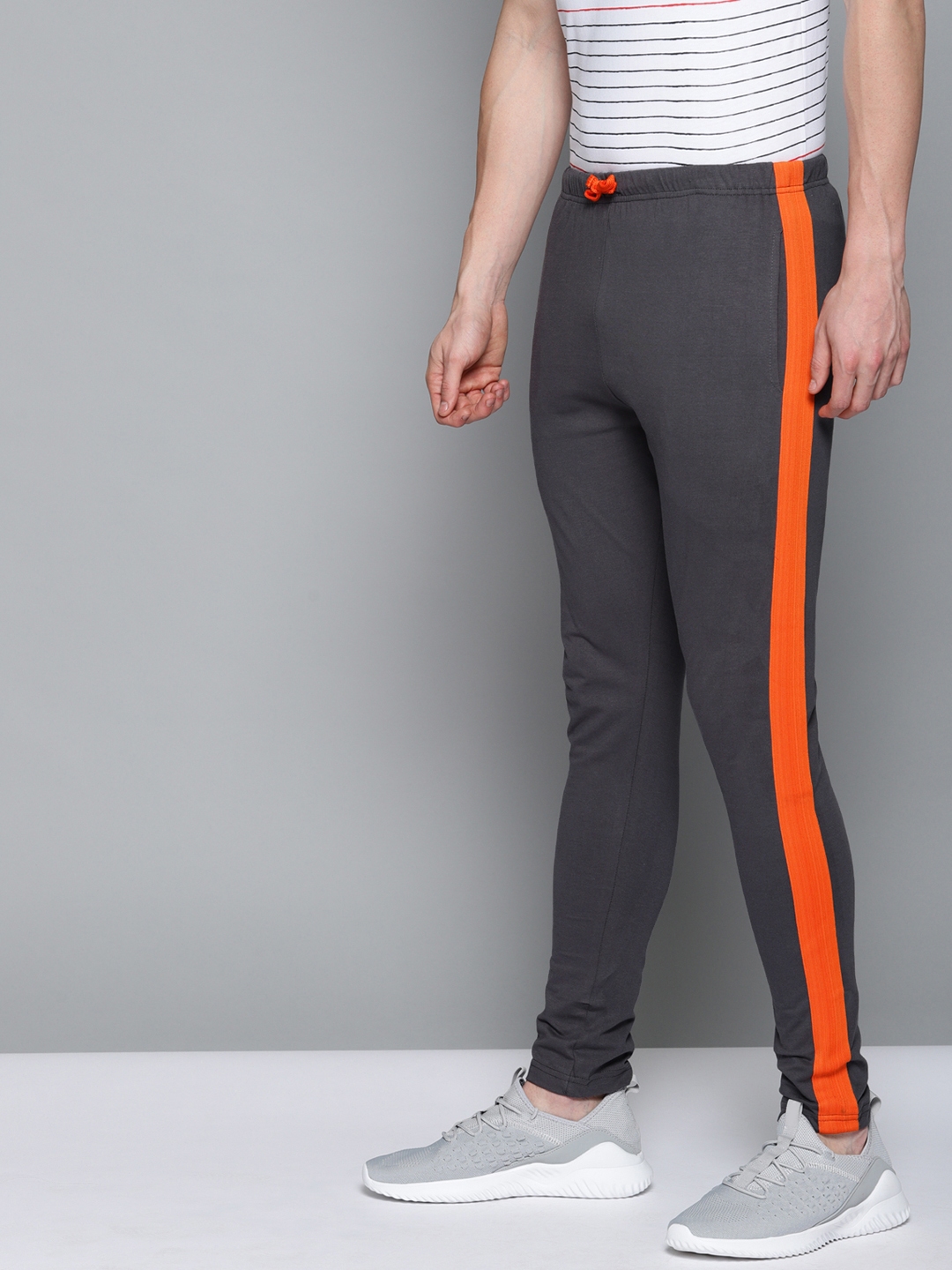 charcoal track pants