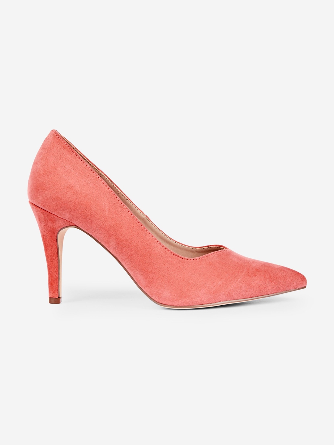 Buy Dorothy Perkins Women Coral Pink Wide Fit Solid Pumps Heels For Women 10579982 Myntra 8230