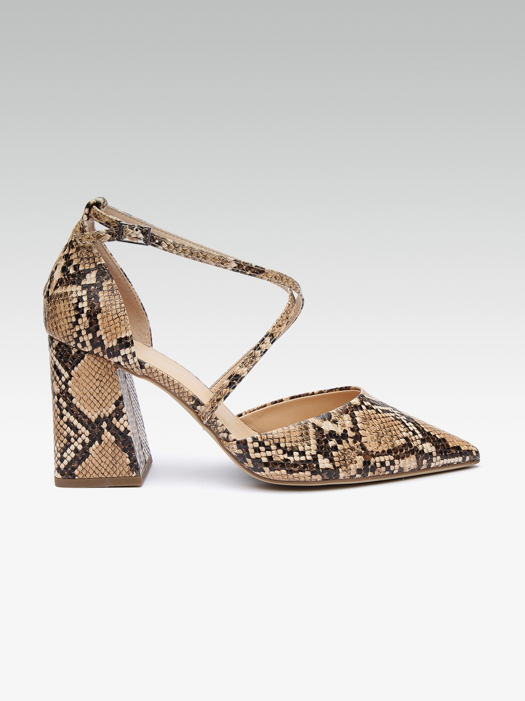 wide fit snakeskin heels