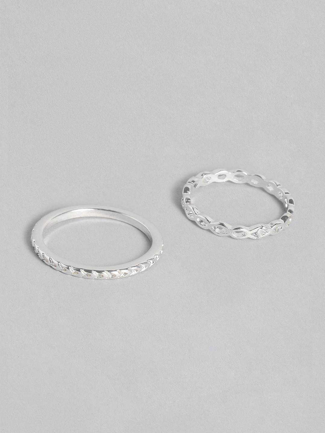 Buy Accessorize Women Set Of 2 Finger Rings - Ring for Women 10588970 ...