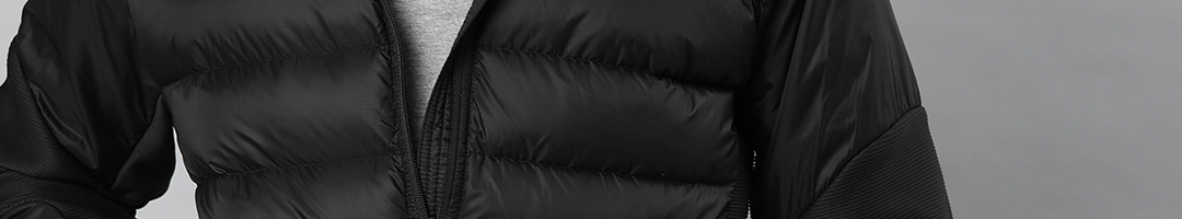 Buy Puma Men Black 600 Hybrid Down Solid Puffer Jacket - Jackets for ...