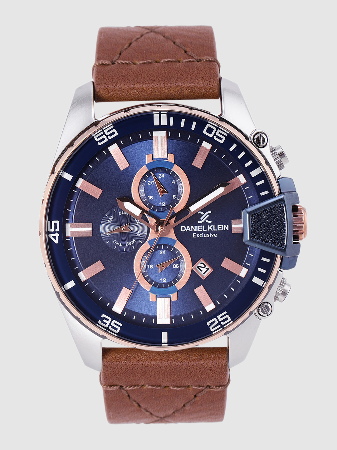 daniel klein navy blue watch