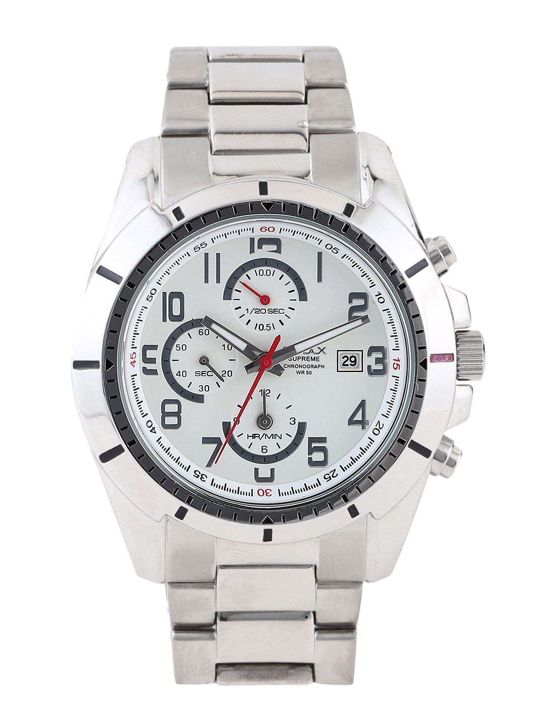 Buy Omax Men Chronograph Off White Dial Watch CS112 - Watches for Men ...