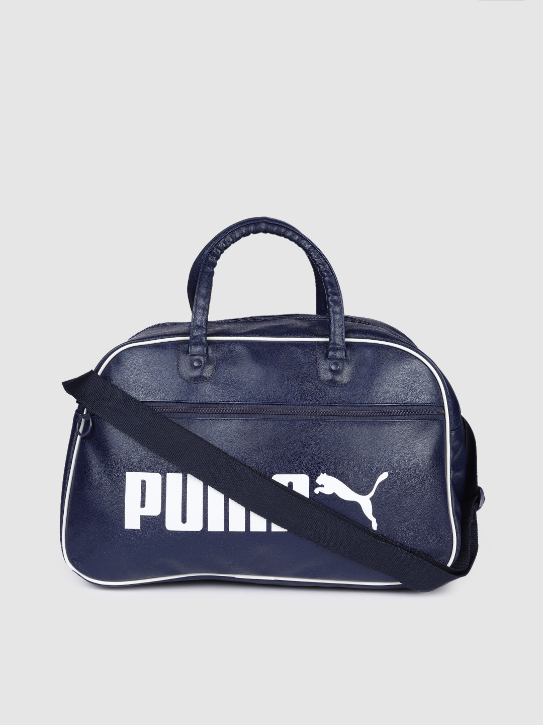 Buy Puma Unisex Navy Blue Solid Duffel Bag Duffel Bag for Unisex