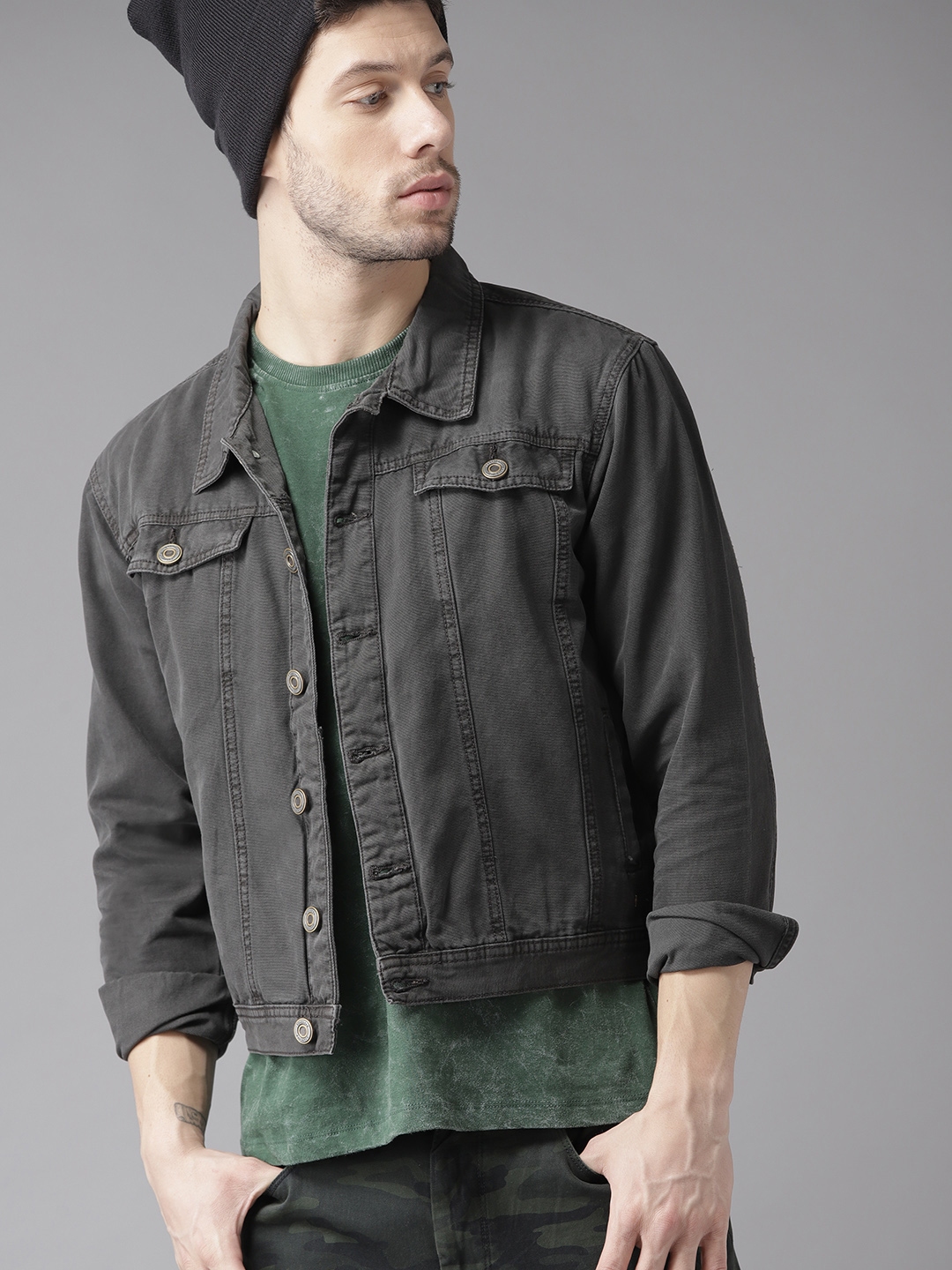 mens jackets on myntra