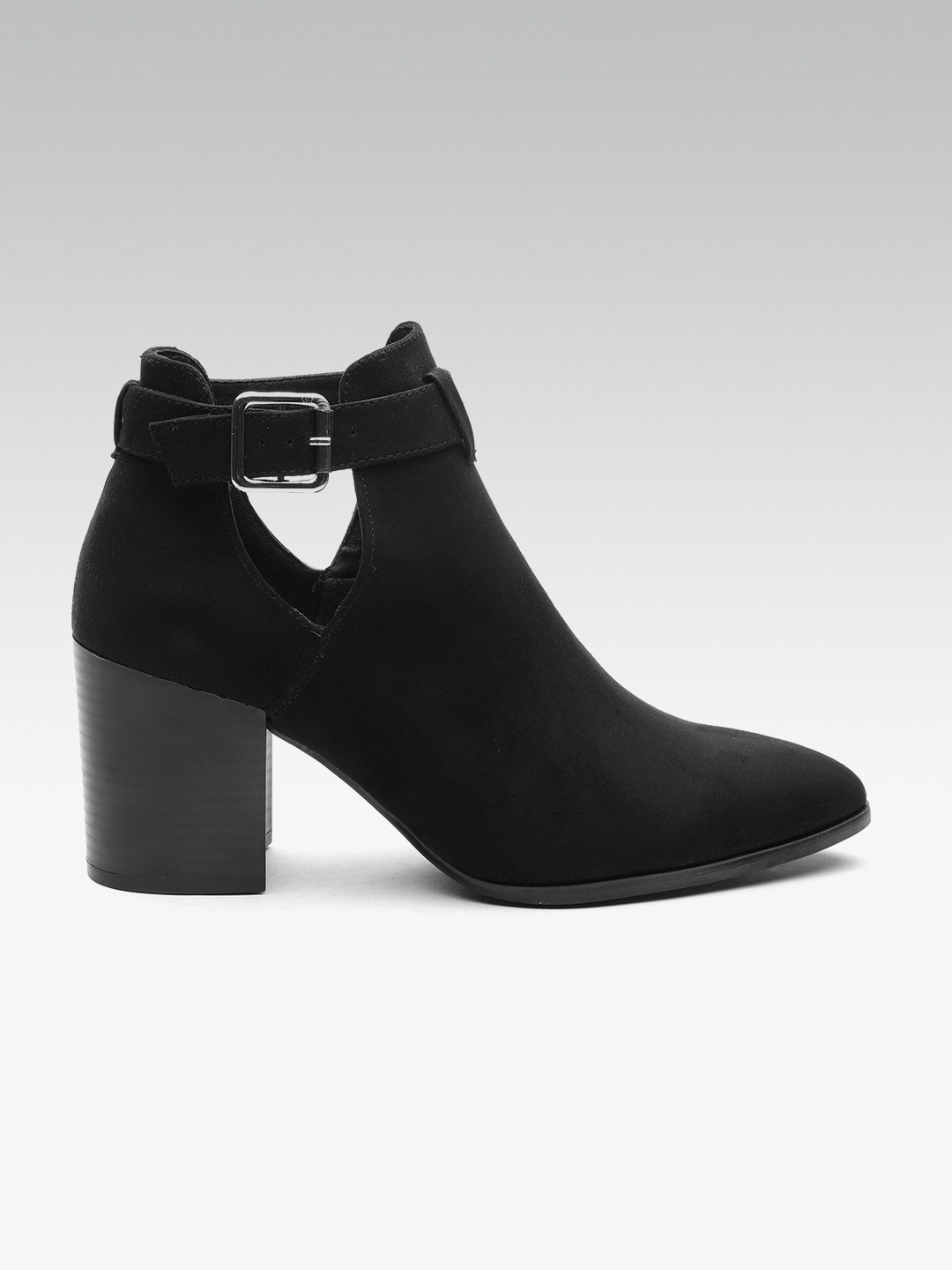 Buy DOROTHY PERKINS Women Black Mid Top Heeled Boots Boots for Women