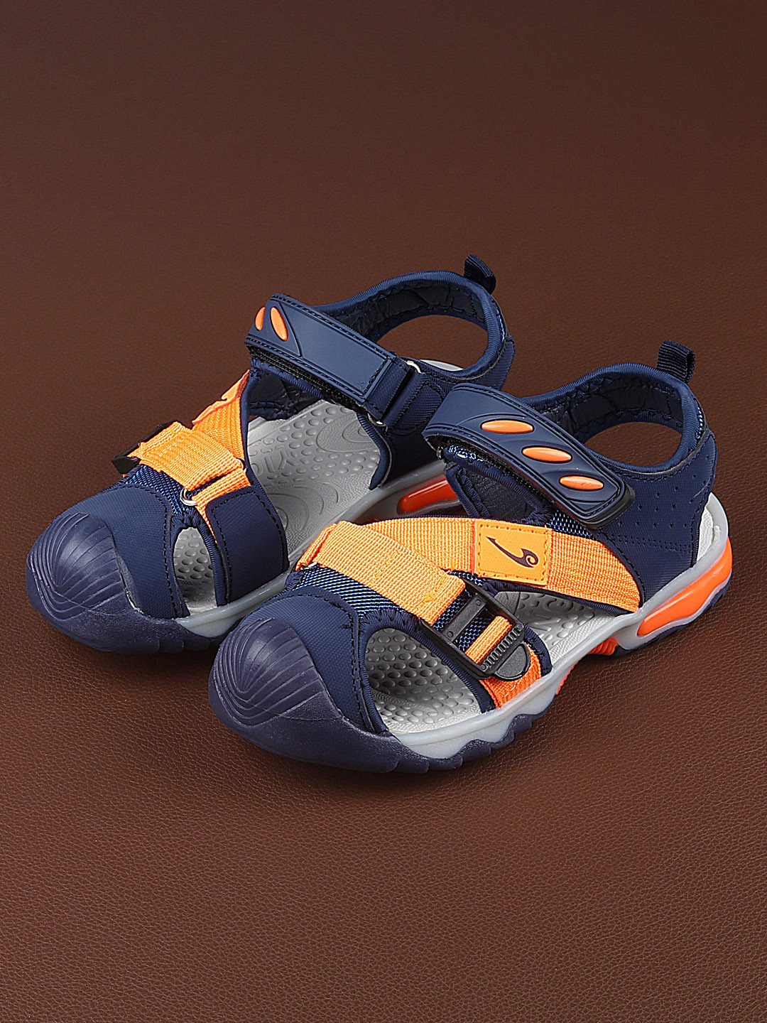 Buy Walktrendy Unisex Navy Blue Closed Toe Velcro Sandals Sandals for