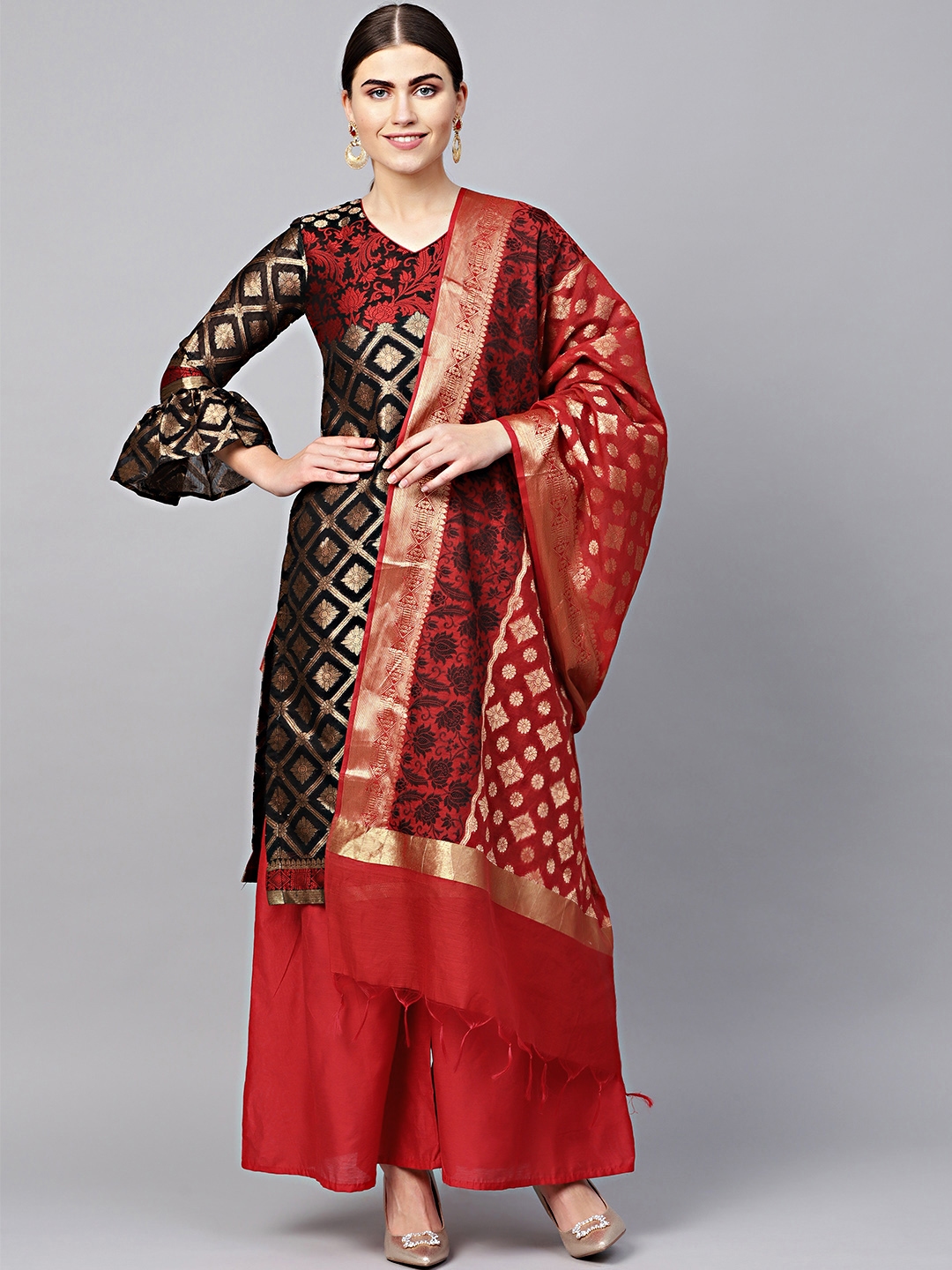 sharara set in myntra