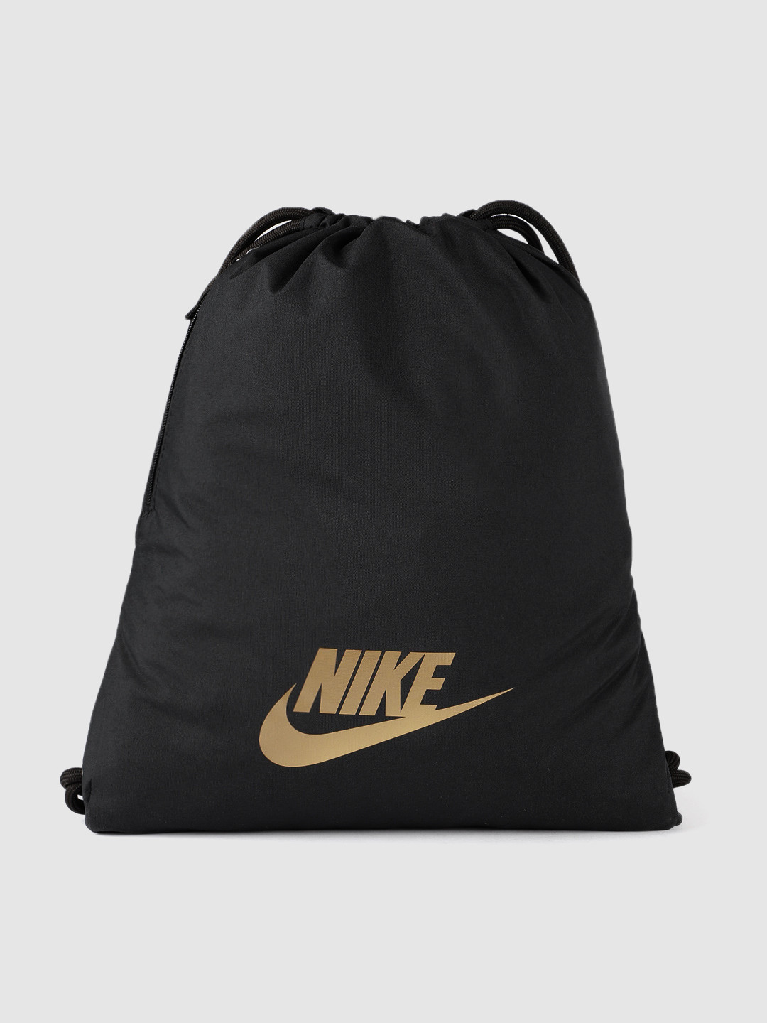 Buy Nike Unisex Black Brand Logo Printed Heritage Gym Sack 2.0 Backpack