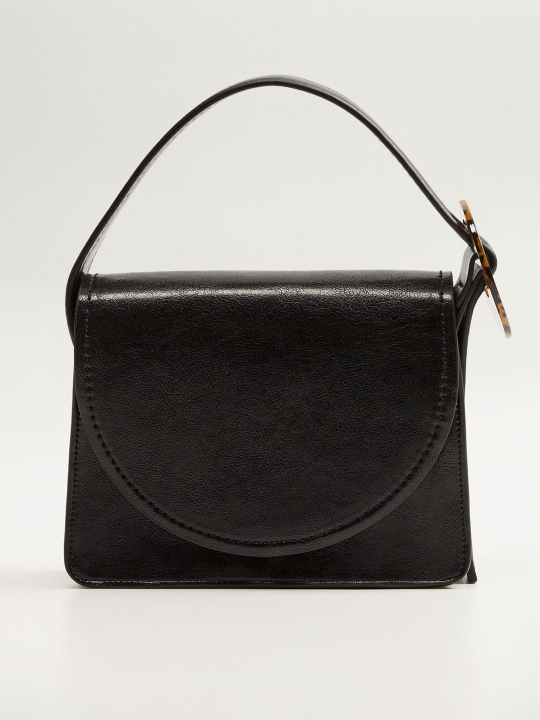 Buy MANGO Black Solid Handheld Bag Handbags for Women 10658086 Myntra