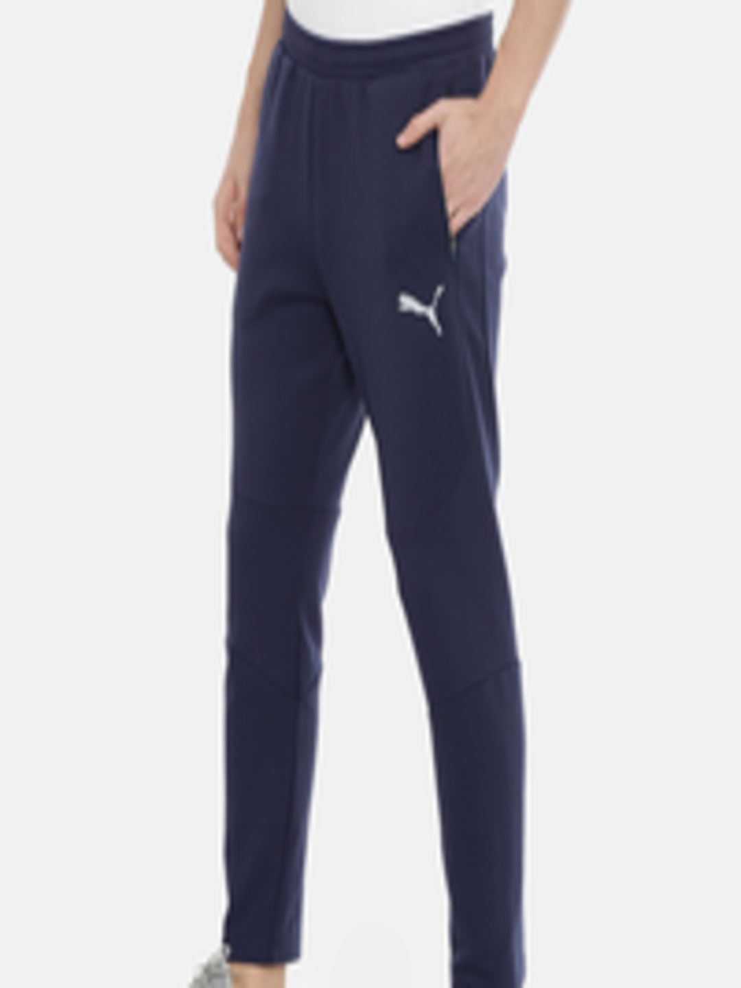 Buy Puma Men Navy Blue Solid DRYCELL Technology Track Pants - Track ...