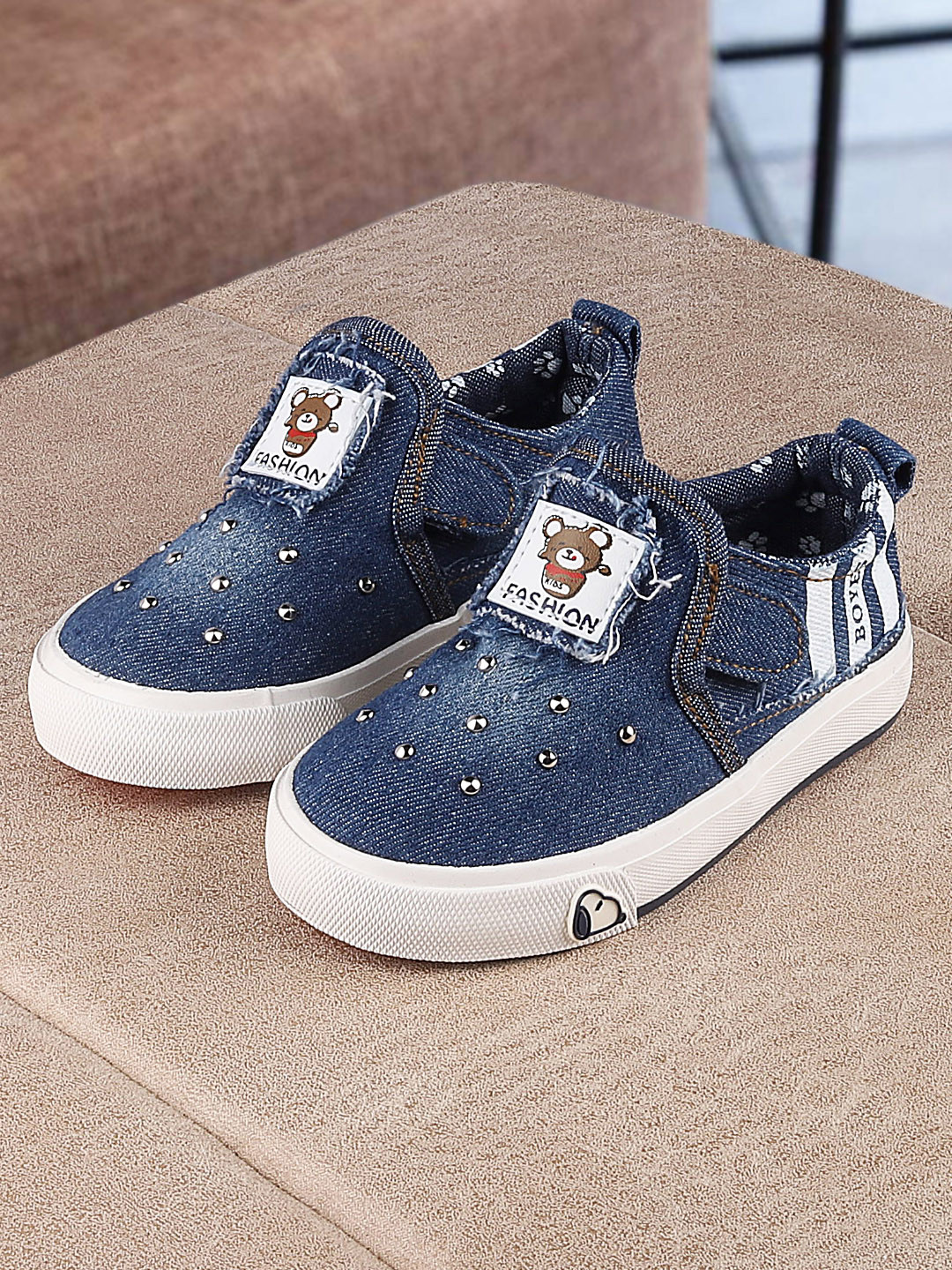 preschool navy blue sneakers