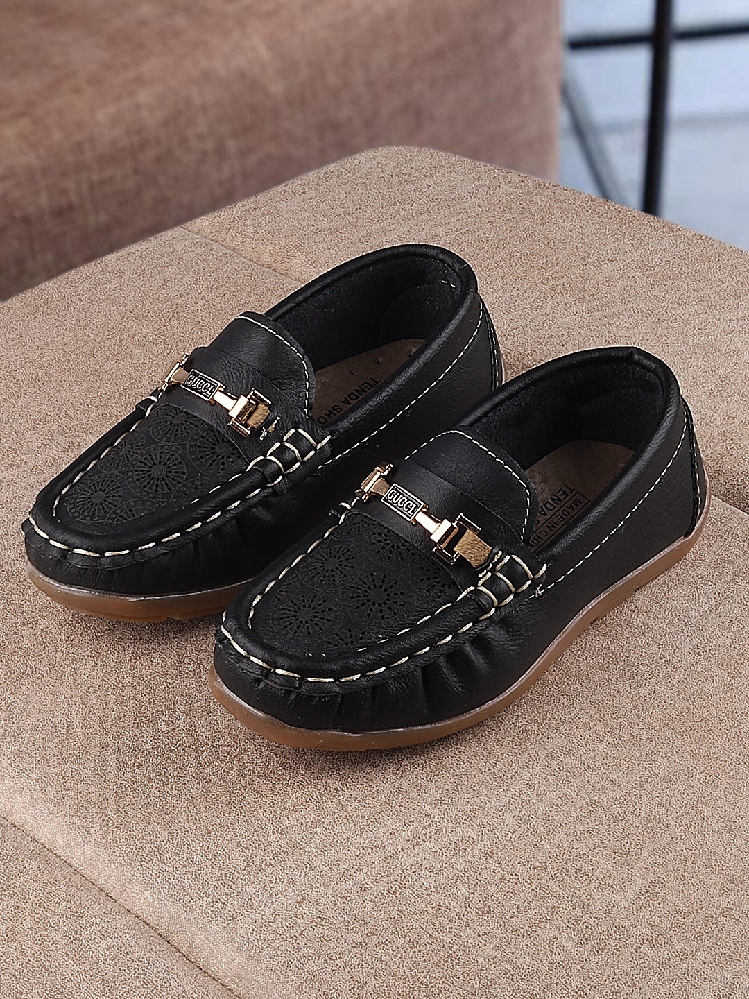 Buy Walktrendy Boys Black Loafers - Casual Shoes for Boys 10664414 | Myntra