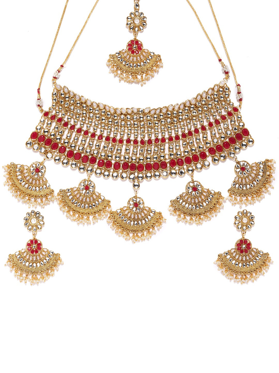 Myntra pearl set clearance