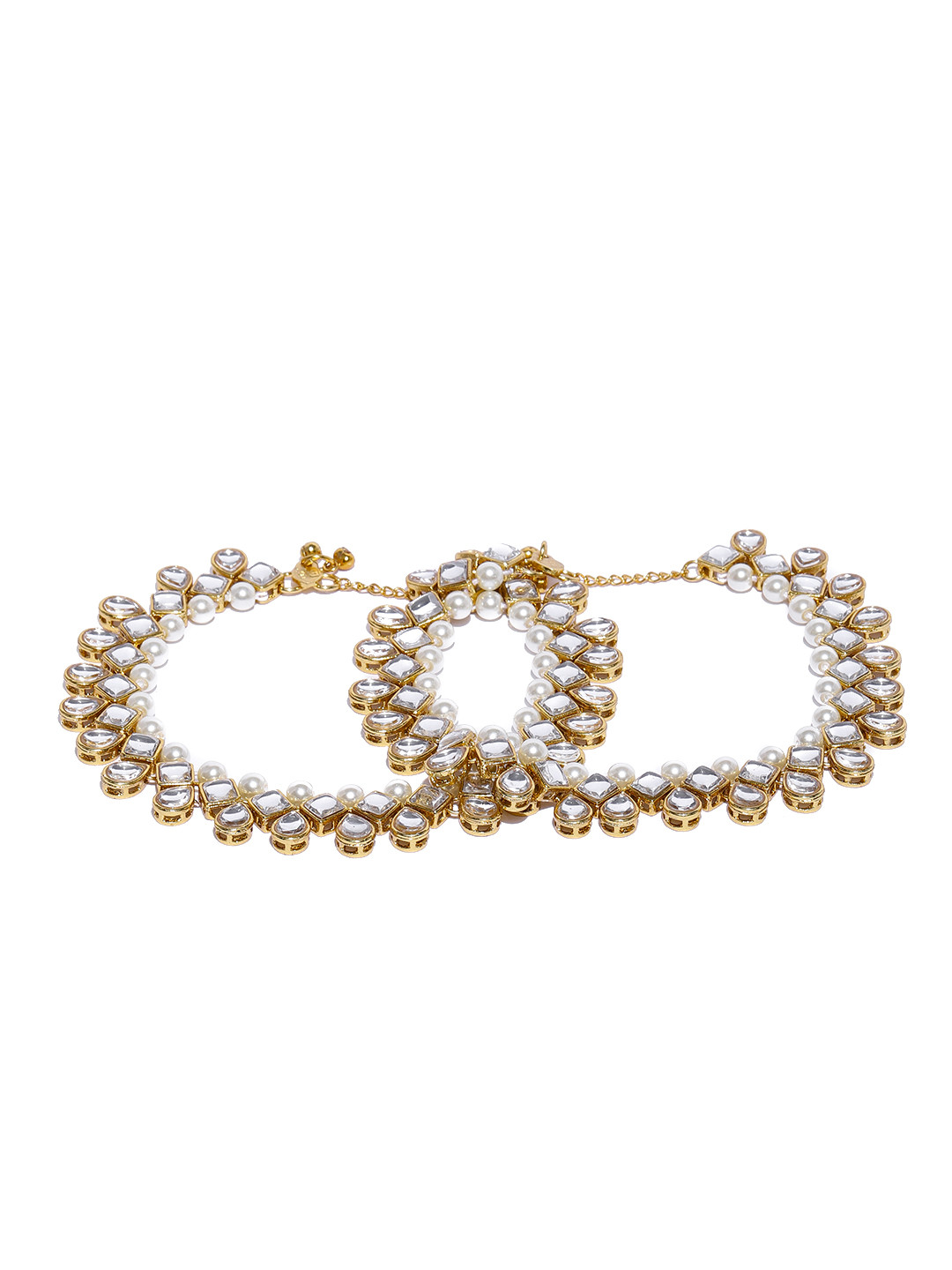 Myntra pearl set clearance