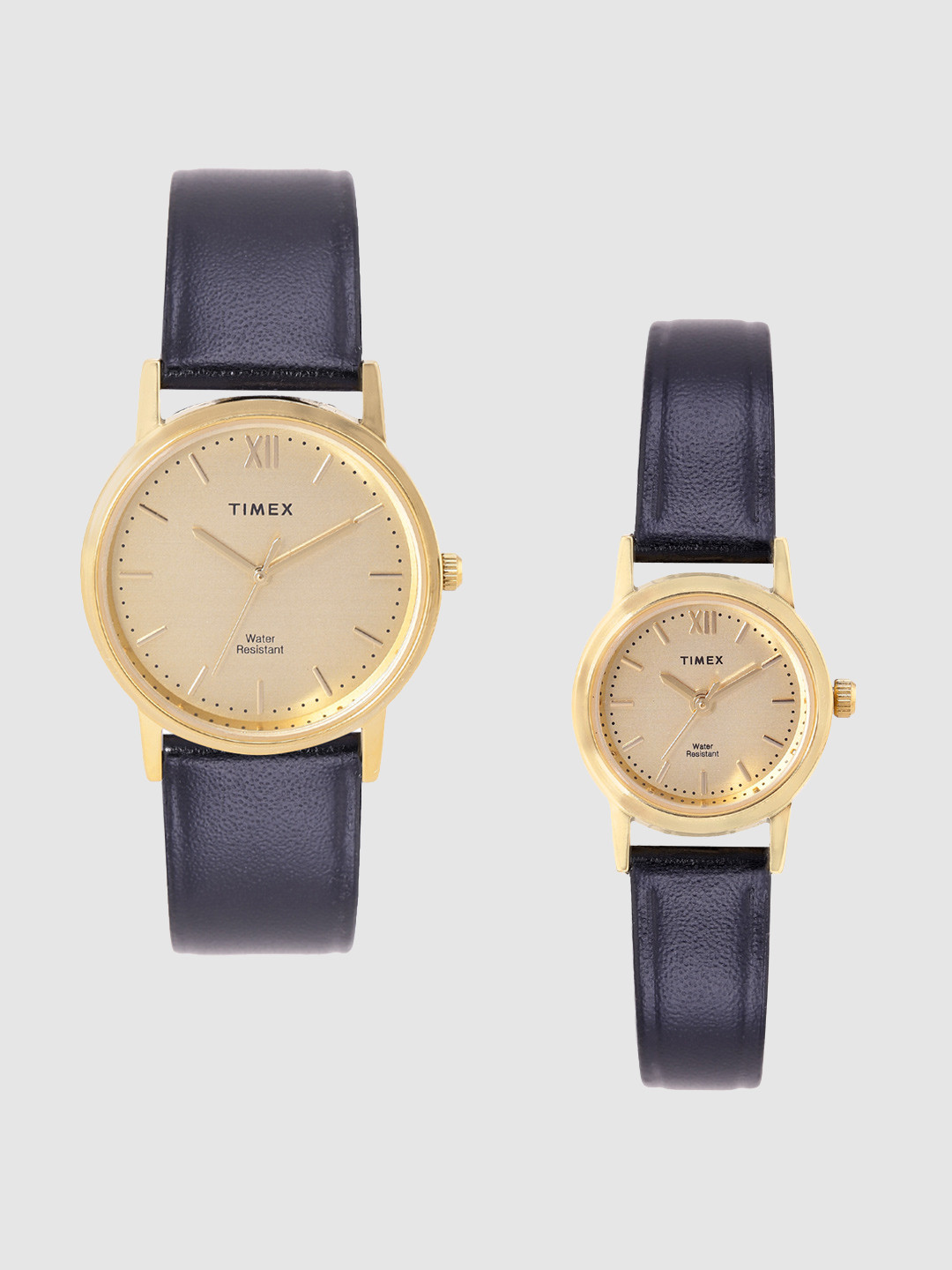 Buy Timex His & Her Gold Toned Analogue Watch Gift Set TW00PR241