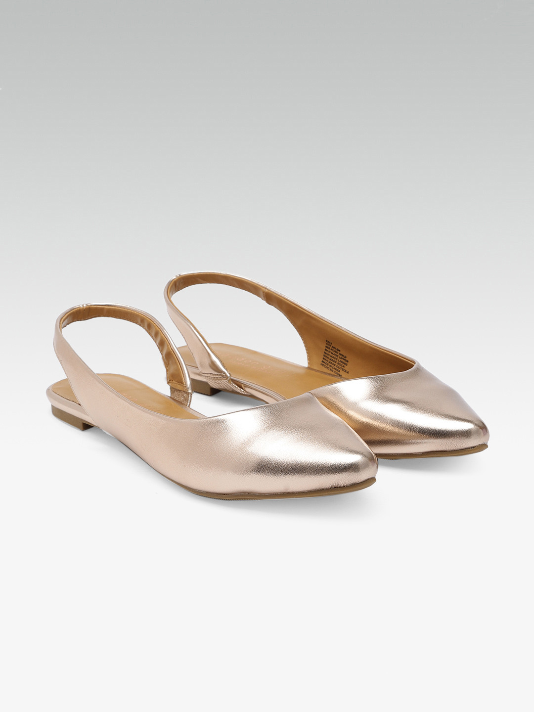 Buy Steve Madden Women Rose Gold Solid Ballerinas - Flats for Women 10675920 | Myntra