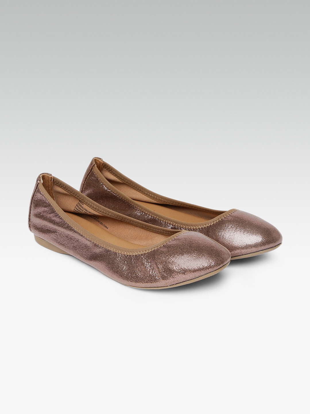 bronze flats for women