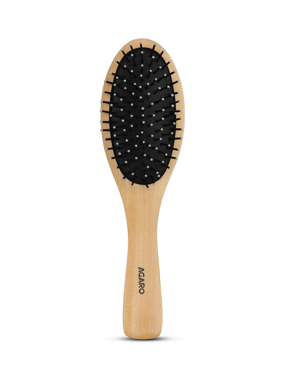 Buy AGARO Wooden Narrow Oval Hair Brush Beige Hair Brush And Comb for Women 10683762 Myntra