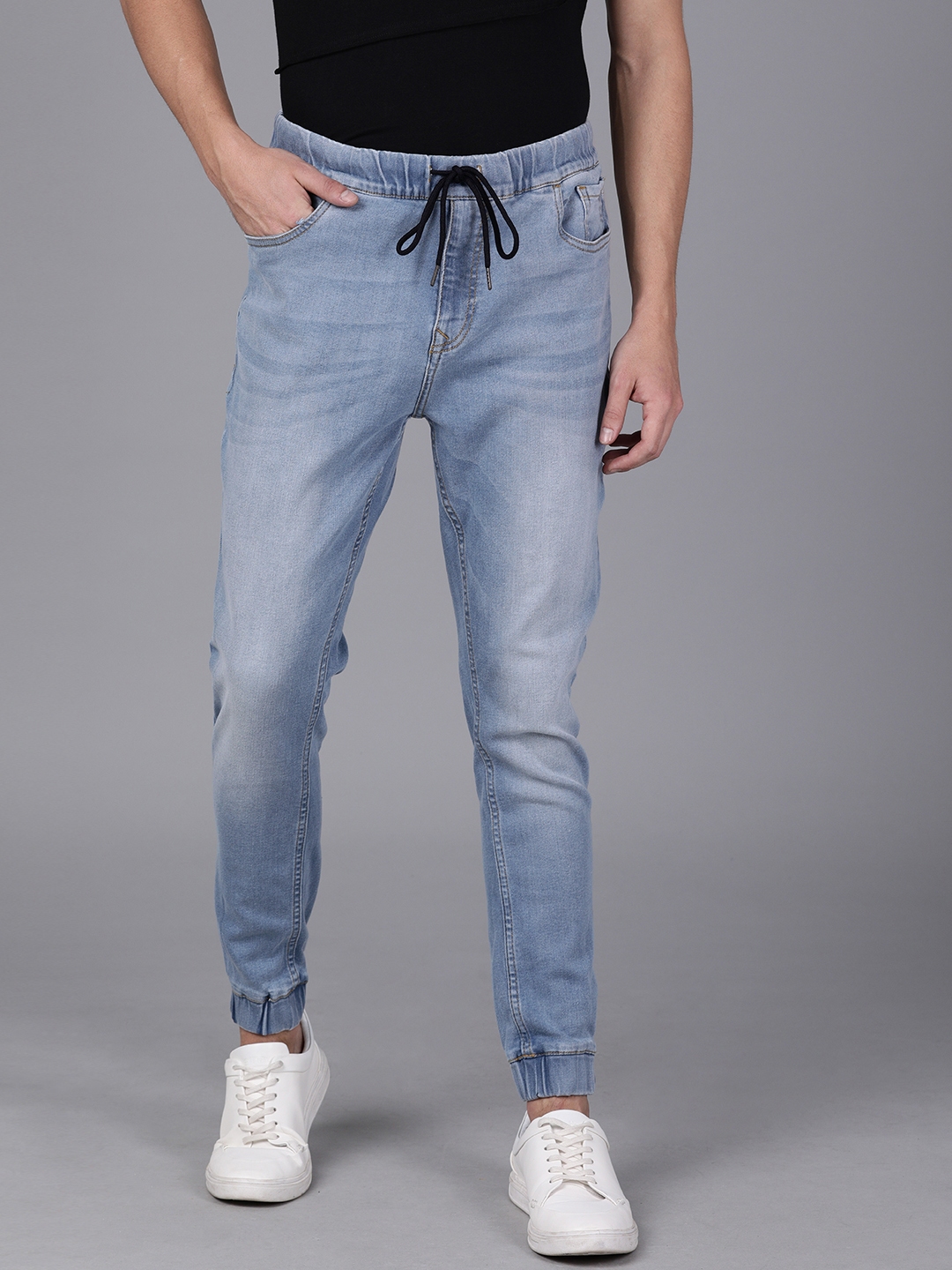 khaki drawstring joggers