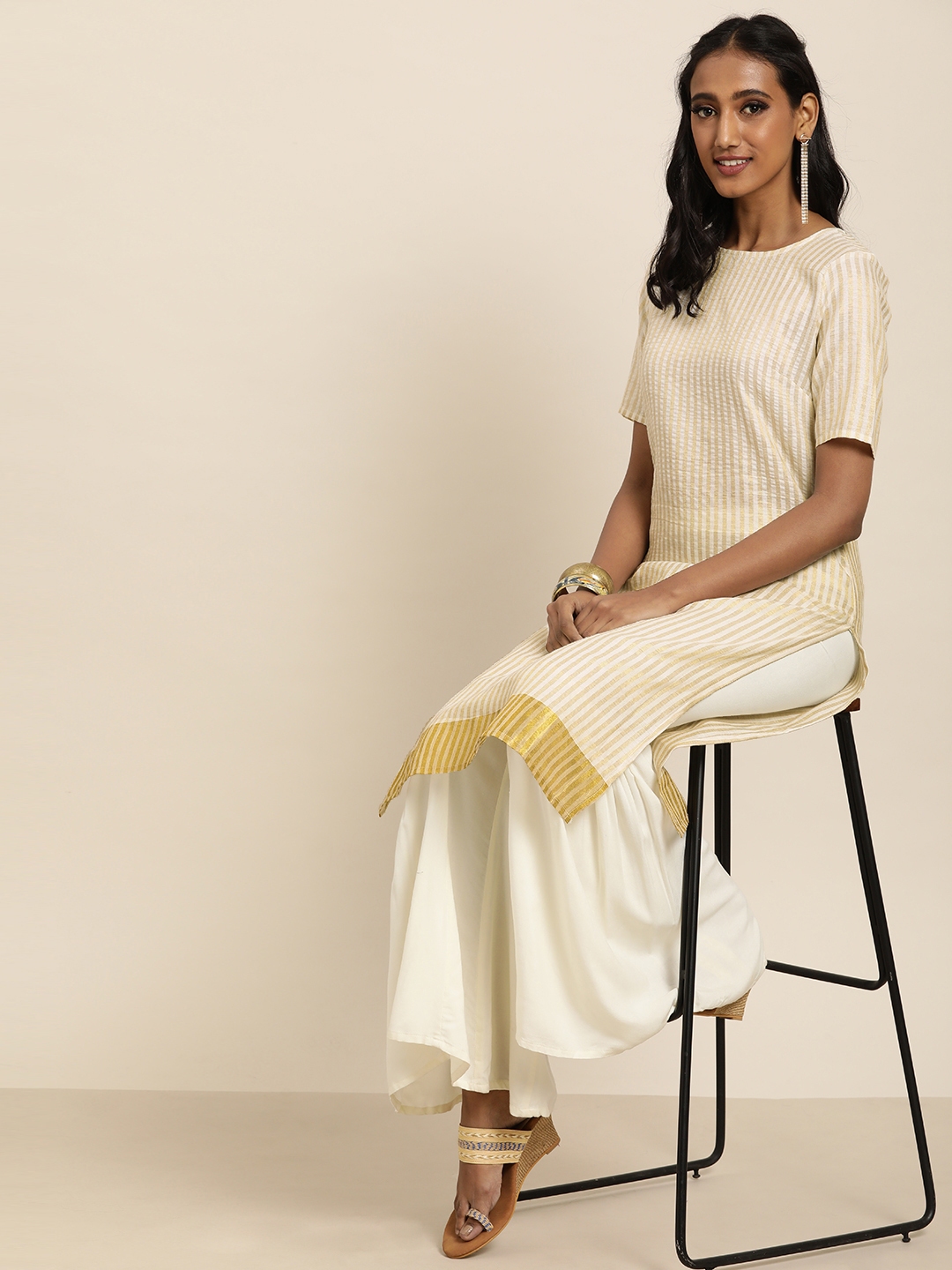 kasavu kurta set